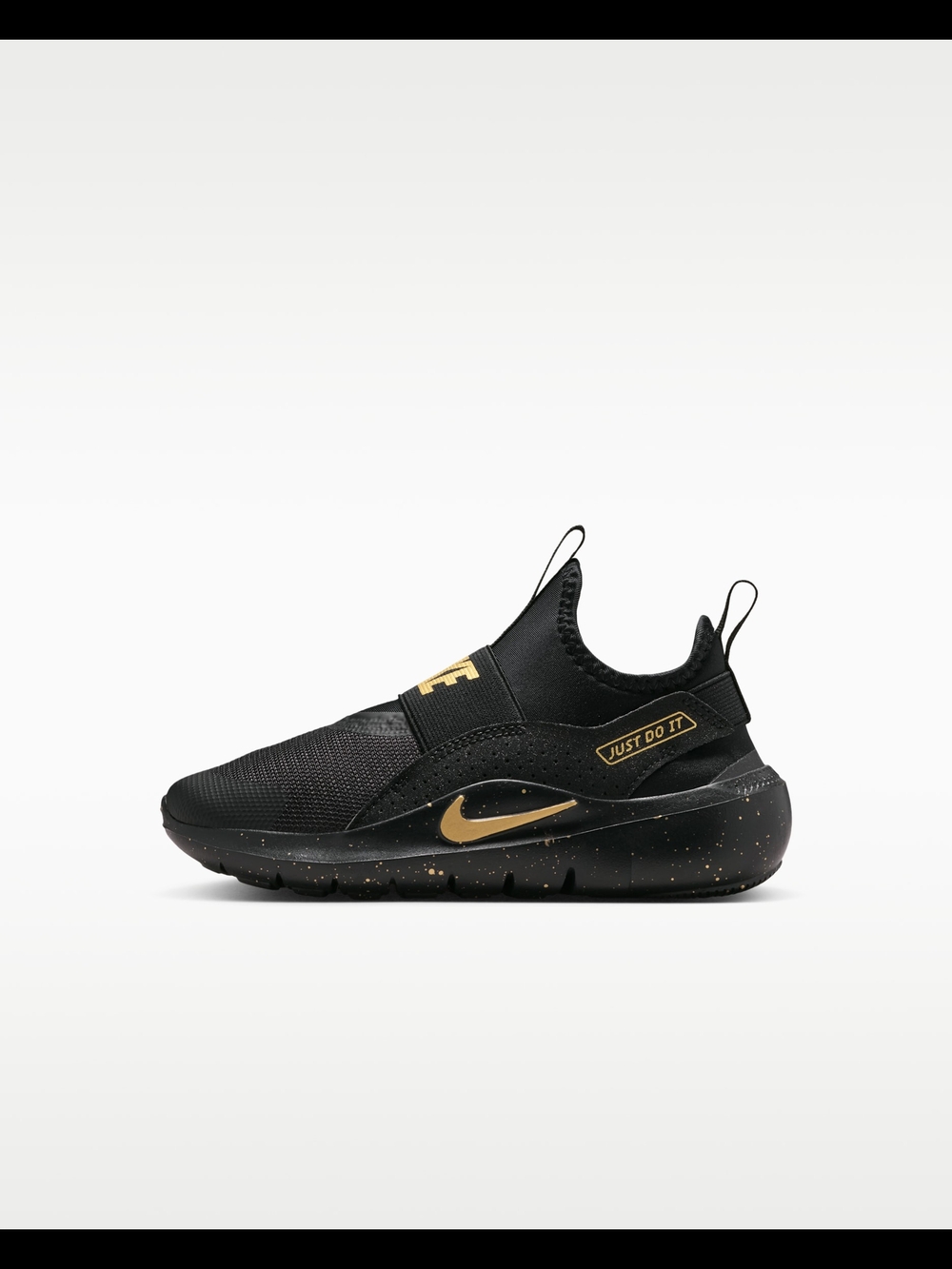 Nike Shoe Black and Metallic Gold - Picture 4 of 7